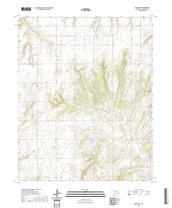 USGS Topographic Map – Rock Mary