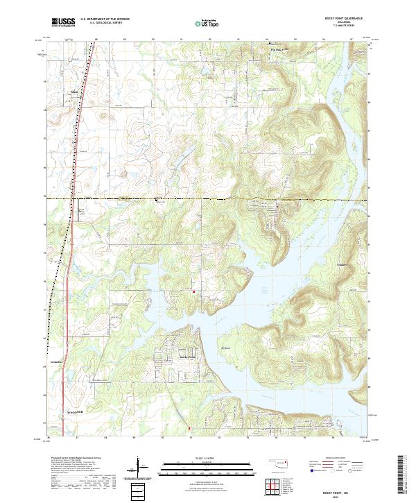 USGS Topographic Map – Rocky Point