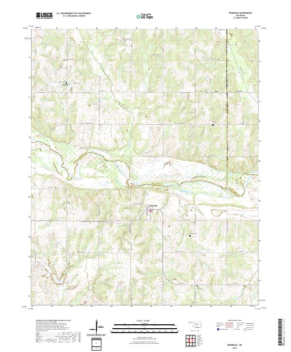 USGS Topographic Map – Rosedale