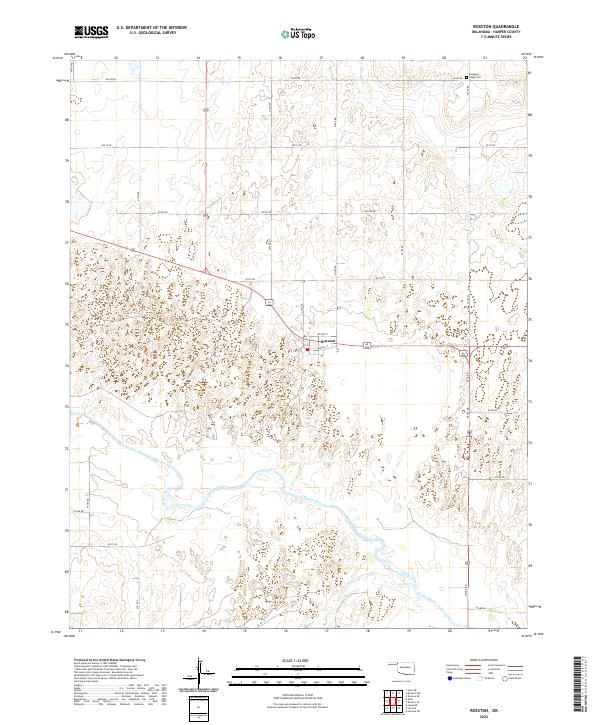 USGS Topographic Map – Rosston