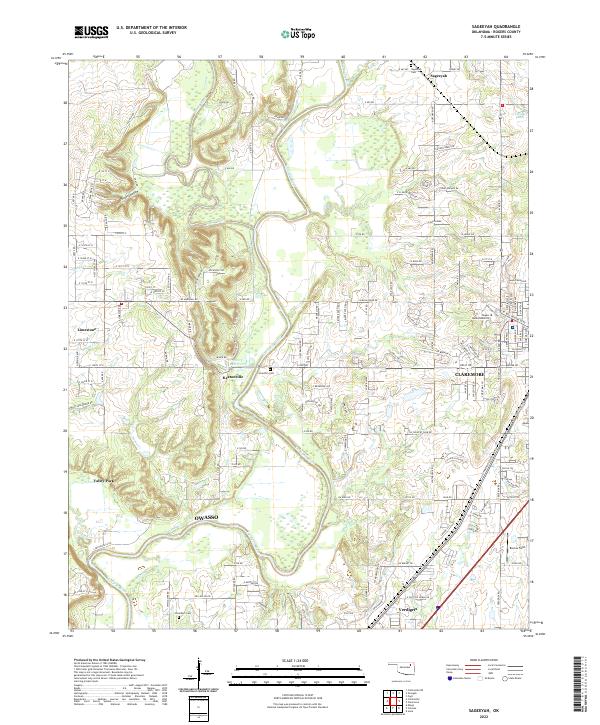 USGS Topographic Map – Sageeyah