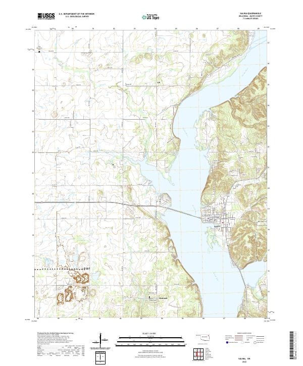USGS Topographic Map – Salina