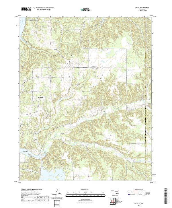 USGS Topographic Map – Salina SE
