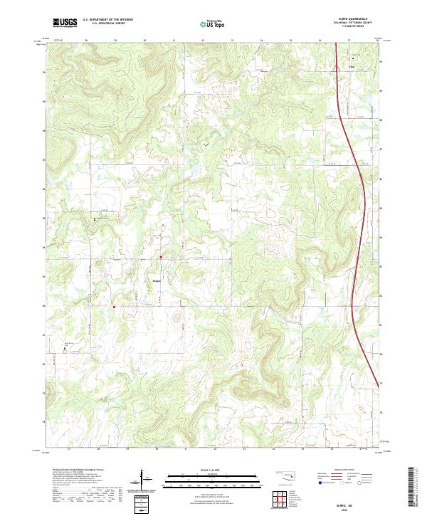 USGS Topographic Map – Scipio