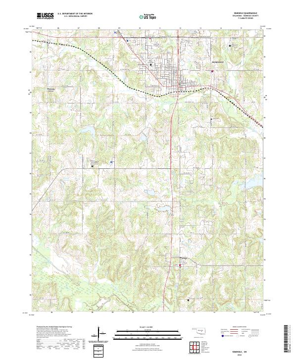 USGS Topographic Map – Seminole