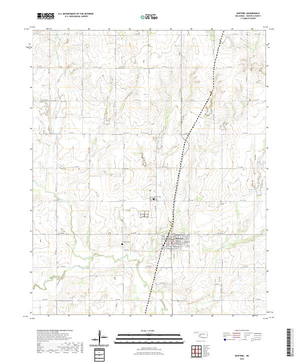 USGS Topographic Map – Sentinel