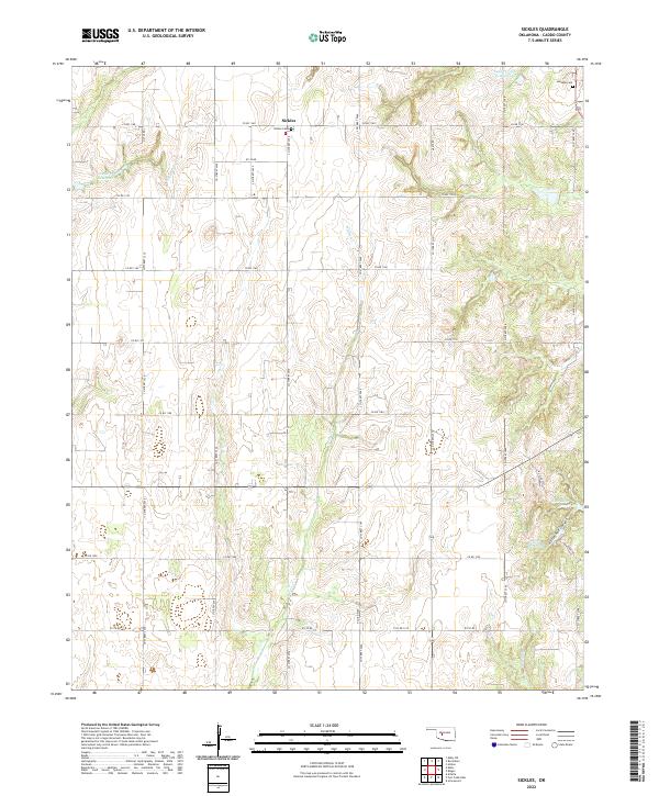 USGS Topographic Map – Sickles