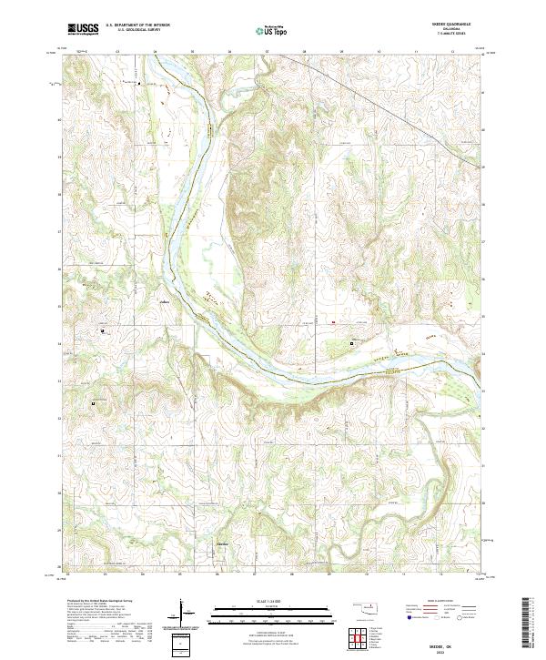 USGS Topographic Map – Skedee