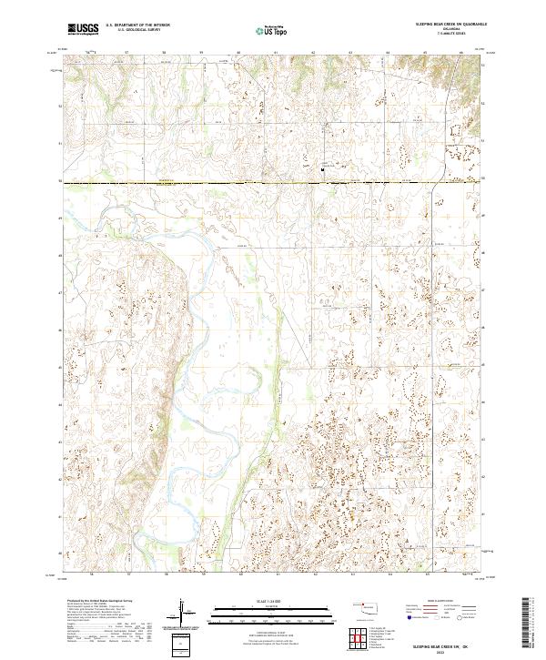 2022 Map of Sleeping Bear Creek SW, 2022 Print
