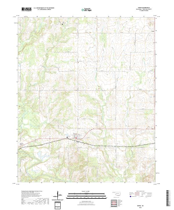 USGS Topographic Map – Soper