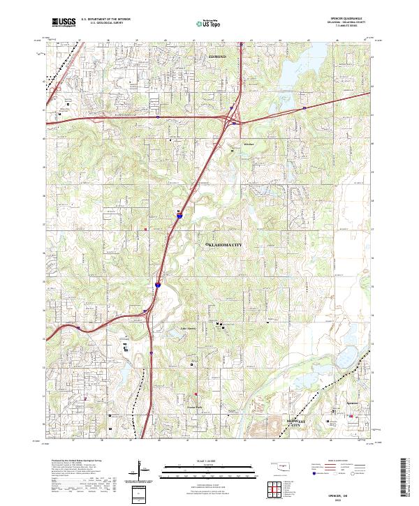 USGS Topographic Map – Spencer