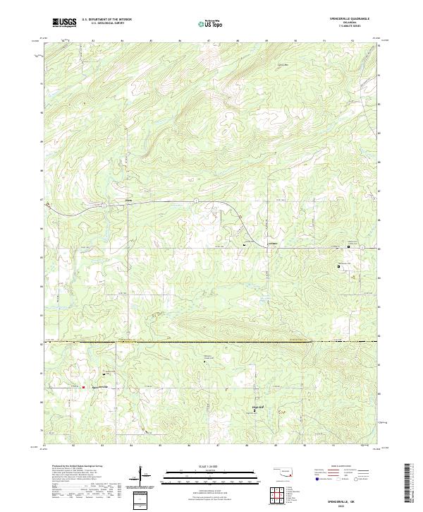 USGS Topographic Map – Spencerville
