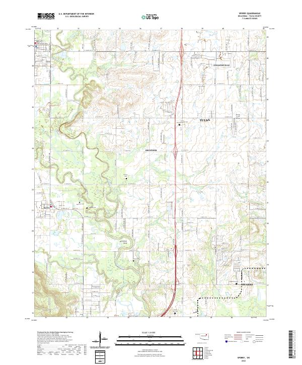 USGS Topographic Map – Sperry