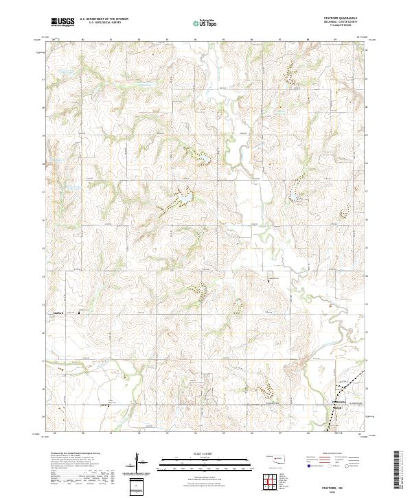 USGS Topographic Map – Stafford