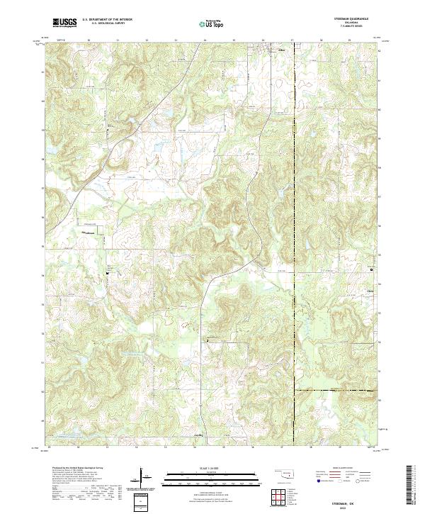 USGS Topographic Map – Steedman