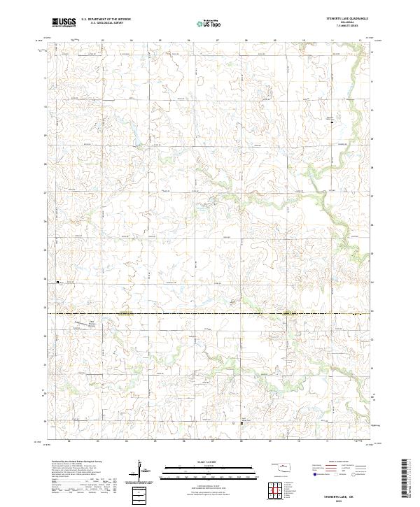 USGS Topographic Map – Steinerts Lake