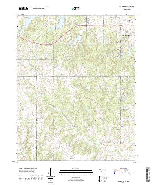 USGS Topographic Map – Stillwater SW