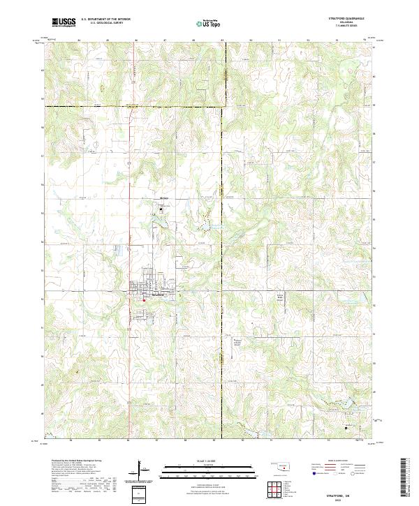 USGS Topographic Map – Stratford