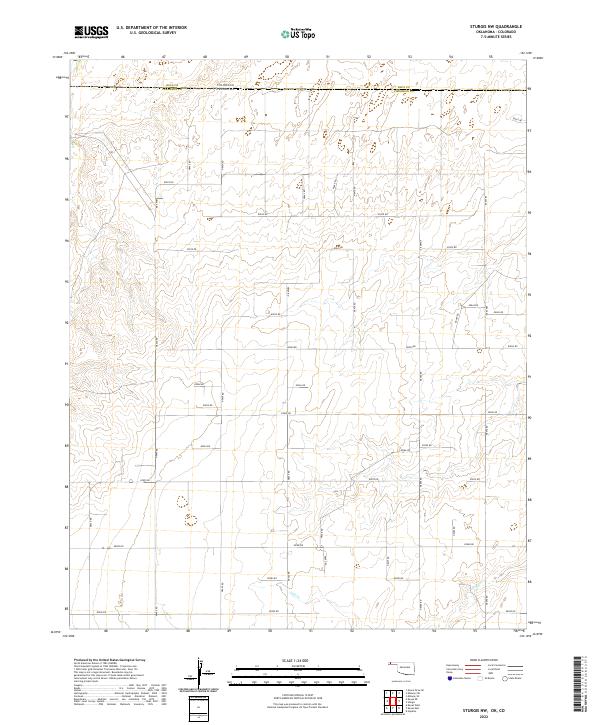 USGS Topographic Map – Sturgis NW
