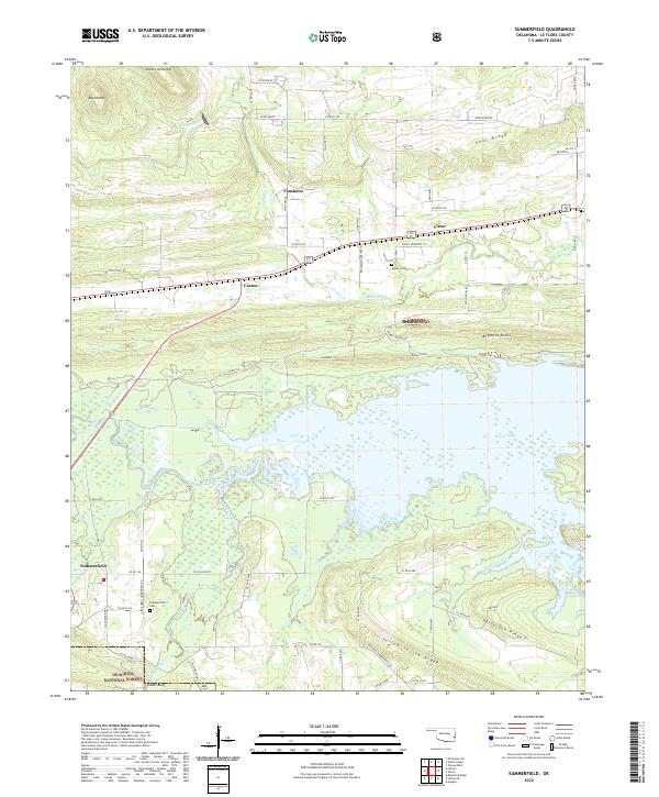 USGS Topographic Map – Summerfield