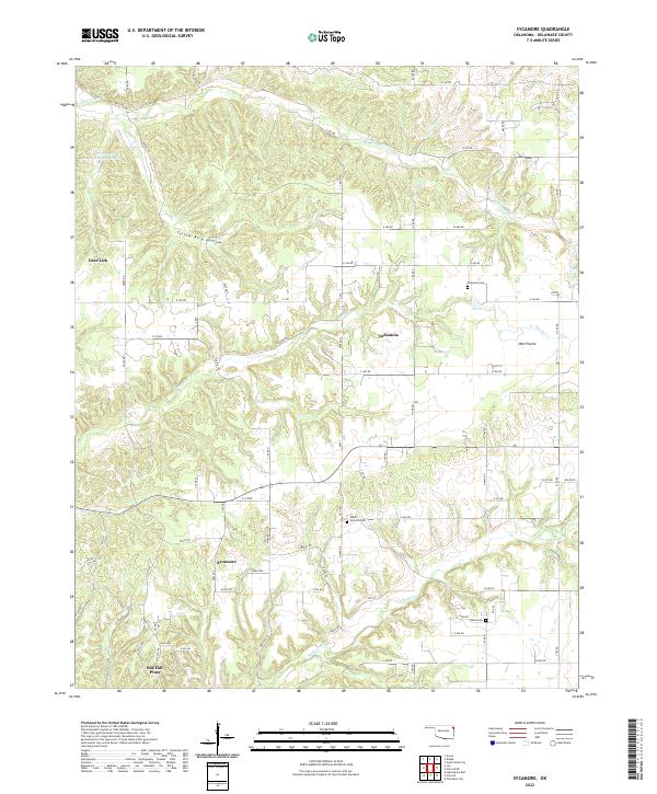 USGS Topographic Map – Sycamore