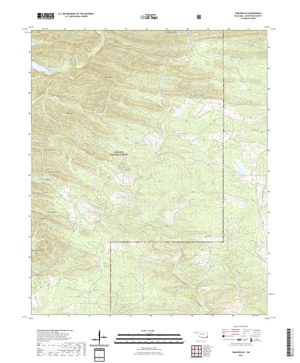 USGS Topographic Map – Tablerville