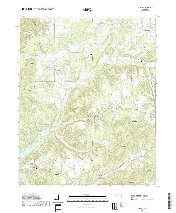 USGS Topographic Map – Tailholt