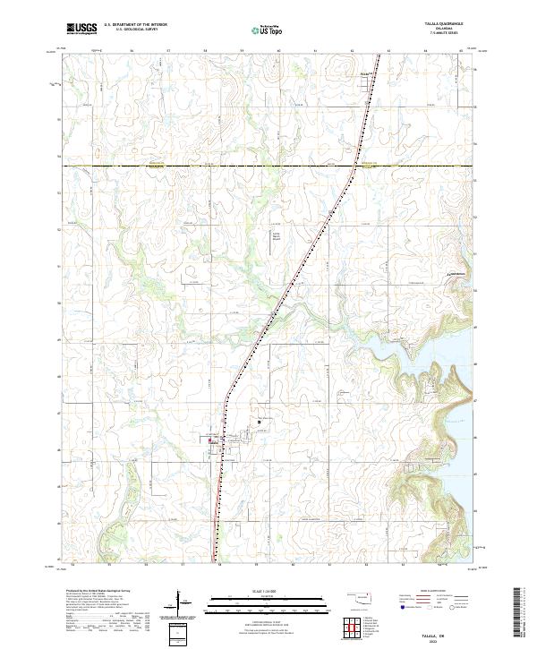 USGS Topographic Map – Talala