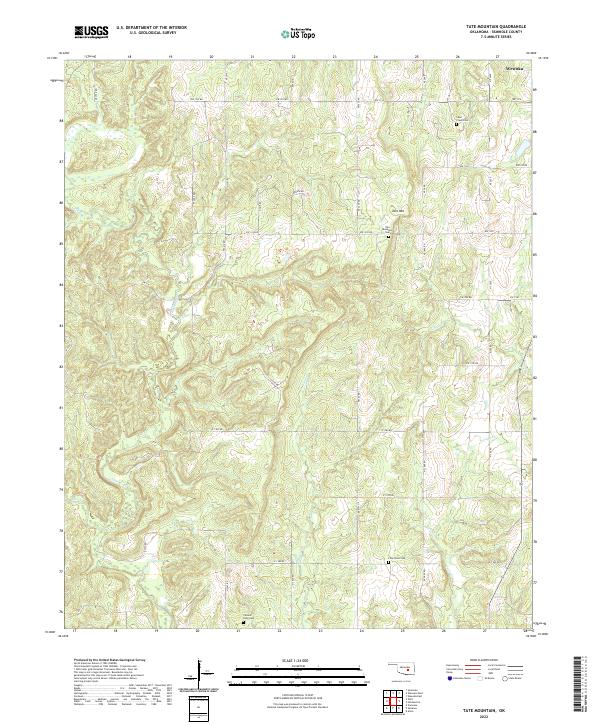 USGS Topographic Map – Tate Mountain
