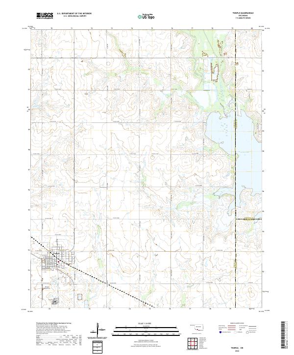 USGS Topographic Map – Temple