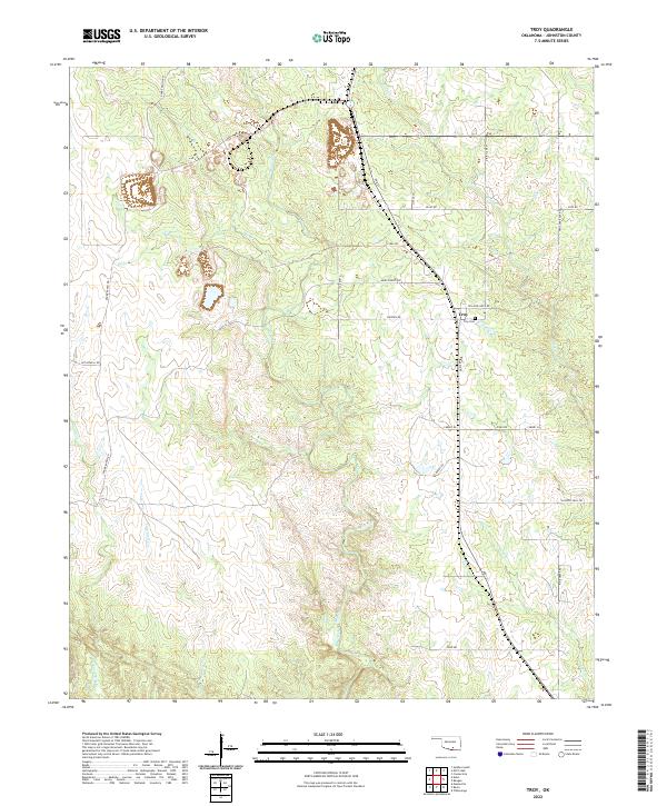 USGS Topographic Map – Troy