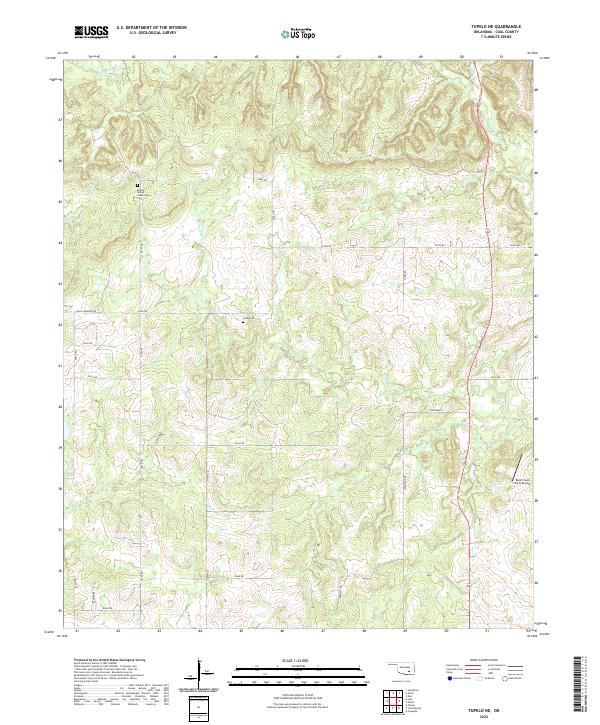 USGS Topographic Map – Tupelo NE