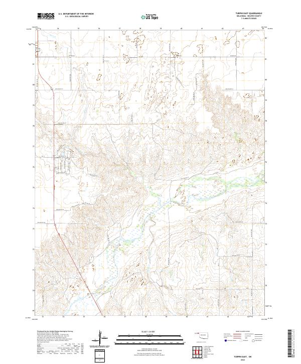 USGS Topographic Map – Turpin East