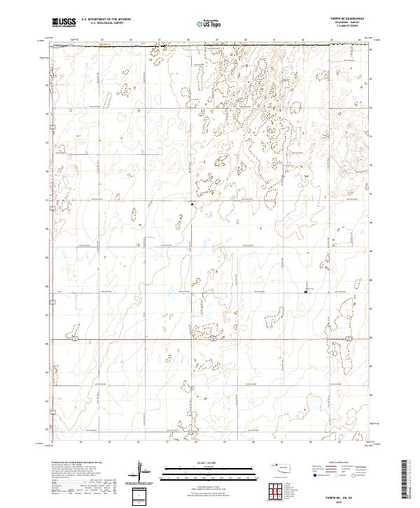 2022 Map of Turpin NE, 2022 Print