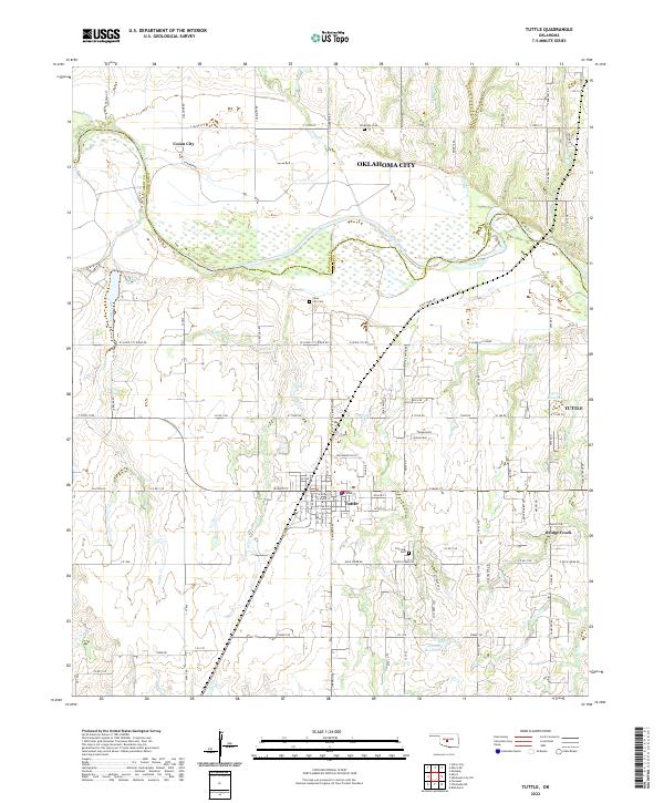 USGS Topographic Map – Tuttle