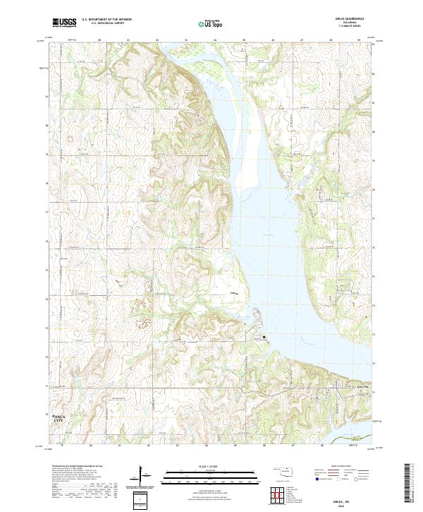 USGS Topographic Map – Uncas