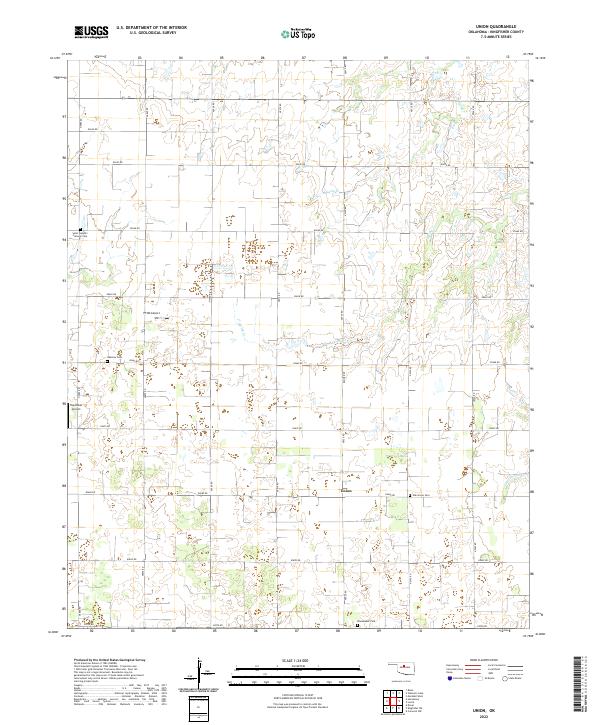 USGS Topographic Map – Union
