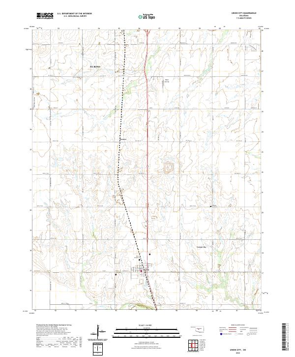 USGS Topographic Map – Union City