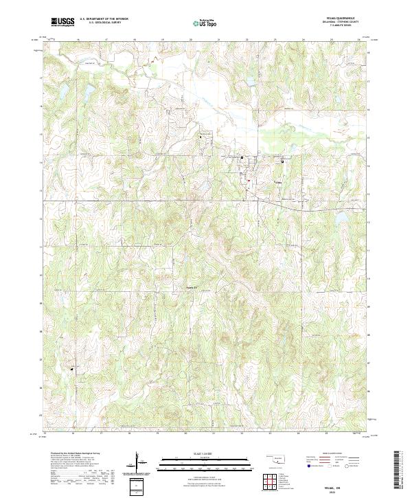 USGS Topographic Map – Velma