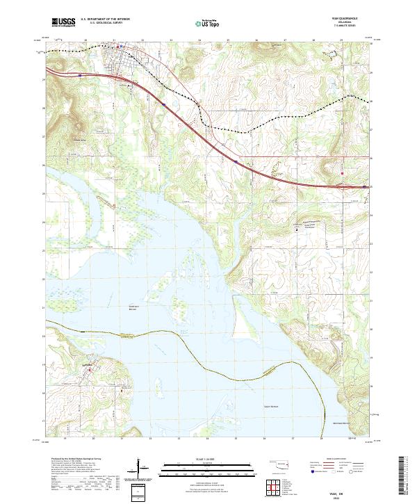 USGS Topographic Map – Vian