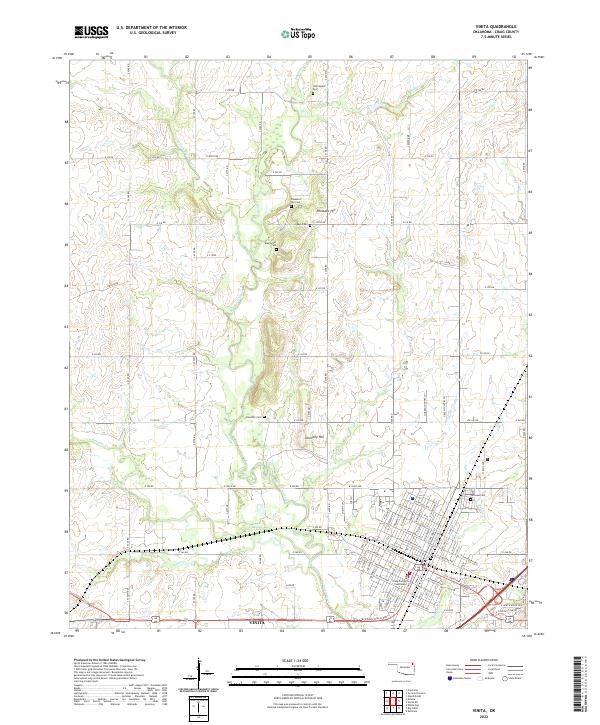 USGS Topographic Map – Vinita