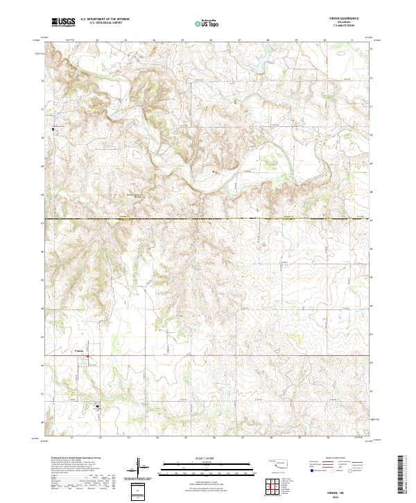 USGS Topographic Map – Vinson