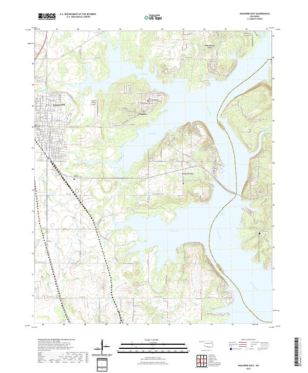 USGS Topographic Map – Wagoner East