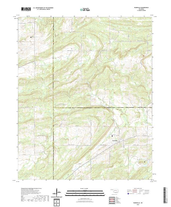 USGS Topographic Map – Wardville