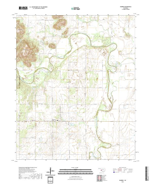 USGS Topographic Map – Warren
