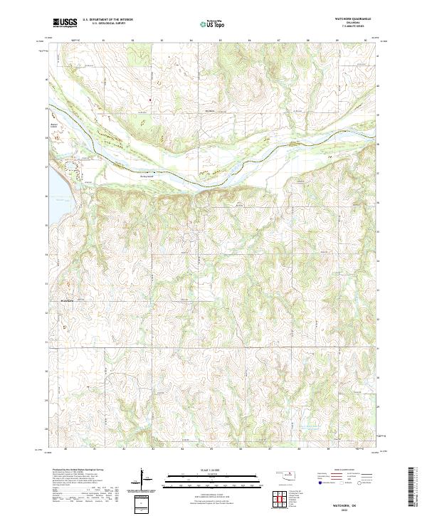USGS Topographic Map – Watchorn