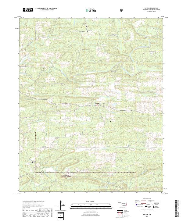 USGS Topographic Map – Watson