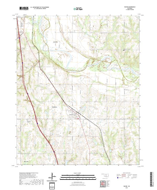 USGS Topographic Map – Wayne