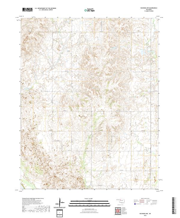 USGS Topographic Map – Waynoka NW