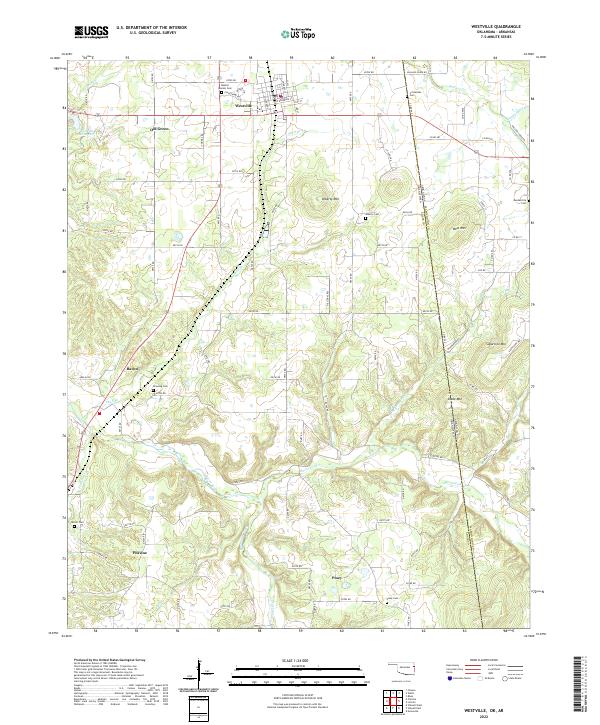 USGS Topographic Map – Westville